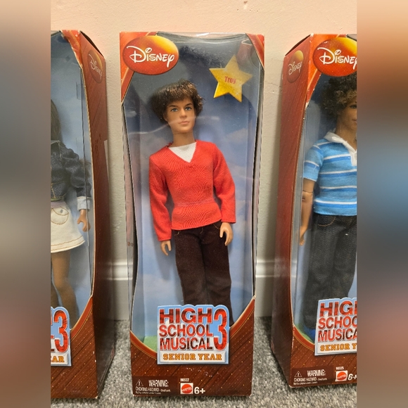 High School Musical 3 Disney Dolls Set Of 5 NIB - Picture 4 of 8